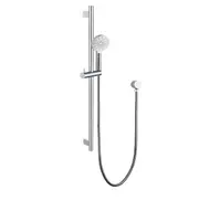 BK Wahlen 10 (Trade) Stainless Steel Chrome Round Multifunction Sliding Rail Showers