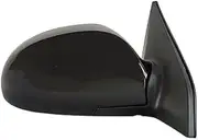 ZUXIM Replacement, for Kia, Cerato 2006-2012 Exterior Mirrors Side Mirror Rearview Assembly White Driver Side Rear View Mirror Assembly(BLACK Right Black)