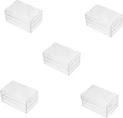 OSALADI 15 Pcs Recording Cassette Case Cassette Tape Holder Audio Cassette Storage Versatile Box Empty Cassette Organizer