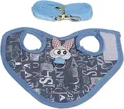 Pet Chinchilla Clothes Traction Rope Keep Warm Soft Breathable Small Animals Traction Rope Chest Strap (m)