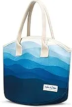 Wave of Change WC19302V Recycled PET Insulated Medium Lunch Bag, 8 Can Capacity
