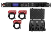 DBX DriveRack PA2 Sound Signal Processor Speaker Manage System+(3) Samson Mics