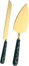 KICHOUSE Stainless Steel Baking Tool Knife Spatula Set Bread Cutters Cheese Cutting Tools Cake Cutters Butter Dividers Portable Kitchen Supplies