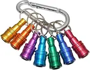 1/4inch Shank Screwdriver Bits Holder Extension Keychain Screw Adapter Drill Change Hand-held