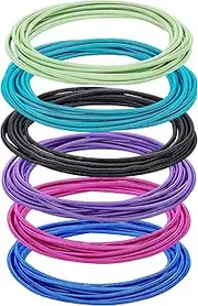 [BENECREAT] Guitar String Bracelets, Rose Glod Platinum Light Gold Silver Flexible Steel Wire