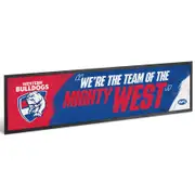 Western Bulldogs AFL Team Song Bar Mat Runner
