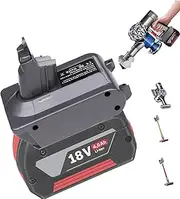 Universal V6 Battery Adapter for Dyson Compatible with Bosch Professional 18V GBA System Battery, Multipurpose Adapter for Dyson V6 Series Vacuum Cleaner (Adapter Only)