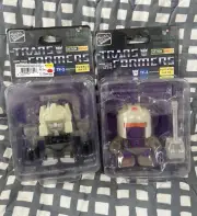 Transformers TF3 Loyal Subjects Hastings GITD Rumble Blitzwing Clear LOT MIB G1