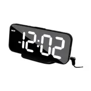 Digital Alarm Clock Bedside Clock Decoration 6.6x1.7x3.3inch Versatile Double