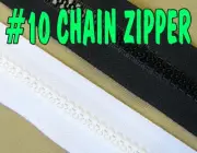 #10 Chain Zipper by the Yard Upholstery Heavy Duty-Boat tops-Canvis etc...