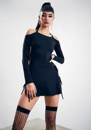 [Club Exx] Tickle Your Fancy Halter Dress