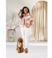 Mud Pie Pink Plaid Maverick Jacket Women’s Large New with Tags Shacket