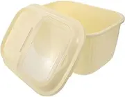 Veemoon Sealed Rice Storage Container Airtight Cereal Containers for Food Storage Large Capacity Storage Bin Roll Wheel