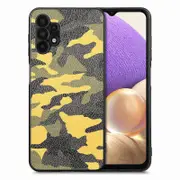 For Samsung Galaxy A32 5G/M32 5G Camouflage Pattern PU Leather Coated PC+TPU Case Cell Phone Cover