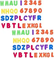 2 Sets/72PCS Children's Word Recognition Bath Toy Toys Educational Toy Foam Bath Letters Numbers Toy Educational Foam Numbers Toy Educational Bath Toy Letters Toy Vaguelly