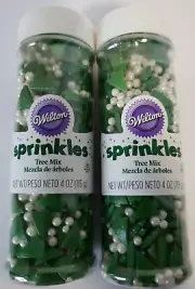 Wilton Tree Mix sprinkles LOT OF 2 New sealed