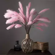 Set of 10 Artificial Pampas grass Stems 31 inch Tall