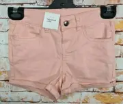 BNWT Girls Sz 7 Anko Rose Cloud 4 Pockets Shorts Adjustable Waist