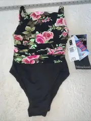 Miraclesuit One Piece Swimsuit Floral Tummy Control Underwire Size 8 Regatta New