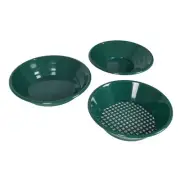 Gold Panning Kit Set Green Pan And Sieve For Gold Prospecting Enthusiasts
