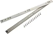 SHINEOFI Wide Compatibility 2pcs Keyboard Drawer Slides Ball Bearing Full Extension Heavy Duty Cabinet Furniture Rails