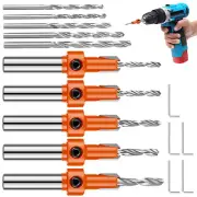 15Pcs Hexagon Shank Countersink Drill Bit Woodworking Screw Wood Hole Drill-·