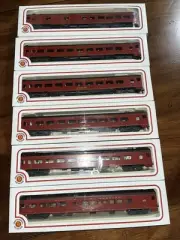 BACHMANN HO 43-1290 NORFOLK & WESTERN 6-UNIT POWHANTAN ARROW PASSENGER SET NIB
