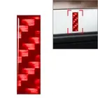 Window Door Wall Badge Emblem Lowercase Alphabet Letter Decals Stickers i Red