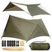 Camping Tent Tarp Waterproof, Ultralight Hammock Rain Fly, Portable Rain Tarp...