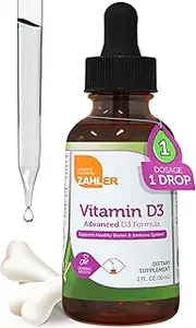 Zahler Vitamin D3 Liquid, Vitamin D Drops, Certified Kosher (5,000IU)