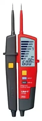 IP65 Rcd Test 100V~690V Uni-T UT18D Voltage And Continuity Testers hq