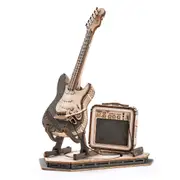 Rokr Electric Guitar Model Gift For Kids Adult Assembly Creative Toys Puzzles