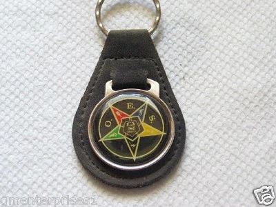 Vintage O.E.S. Keychain, Key Fob