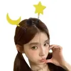Adult Kids LED Glow Headband Party Moon Star Light Up Hair Hoop Birthday Wedding
