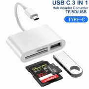 3in1 USB Stick SD TF Card Reader Type C OTG Adapter For iPhone15 Pro Max 15 PLus