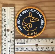 Texas Distance Challenge—Running—2020/21—Armadillo—Patch—Round/Black/White/Gold
