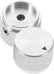 JEWEDECO Adjustable Rotate Button Guitar Bass Knobs Volume Adjuster Potentiometer Knob Cap Replacement Inner Hexagon Wrench