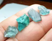 22 Carats Beautiful Natural Color Tourmaline Rough Grade 4pcs