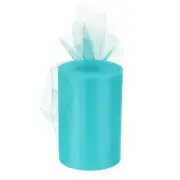 Tulle Rolls Fabric Spools 6" 100 Yards Ice Blue for Wrapping Wedding