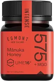 Egmont Honey Mānuka Honey UMF 16 MGO 575+ 250g | Certified MGO and UMF Content | Raw Honey | Made in New Zealand