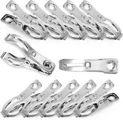 40 Pcs 2.3 Inch Row Cover Clips, Garden Clips for Netting, Greenhouse Clamps Mad