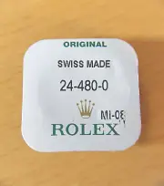 Genuine New Rolex Monobloc Steel Crown 24-480-0 Sealed Package