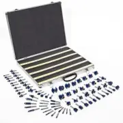 80Pcs 1/4'' Shank Tungsten Carbide Bits Woodworking Hardwood Tool Router Bit Set