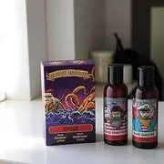 Beard Shampoo & Beard Conditioner | Bearded Smuggler Spice Scented Set (Pack of 2) – Premium Grooming Kit for Men's Facial Hair Care, Softening & Hydration