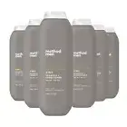 Men's 2 in 1 Gray Shampoo Conditioner 84 Fl Oz with Argan Jojoba Oil