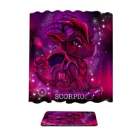 Kids Design Scorpio Lil Dragon Shower Curtain