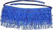 GLSTOY Sequins Waist Belt Women's Hip Scarf Skirt Hip Scarf Wrap for Stage Performance