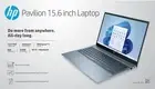 New HP Pavilion 15.6” 15-eh1052wm Laptop FHD Ryzen 5 5500U 512GB SSD 8GBRAM Blue