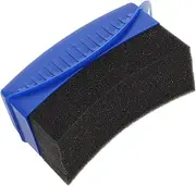 Crescent Shaped Polishing Pad for Tire Waxing and Detailing Curved Sponge with Cover for Automotive Surface Care for Car Enthusiasts and DIY Projects