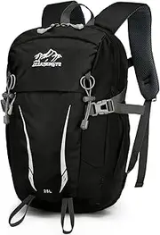 Outplea 15L Small Hiking Daypack for Men Women, Rucking Hiking Backpack, Lightweight Travel Backpack